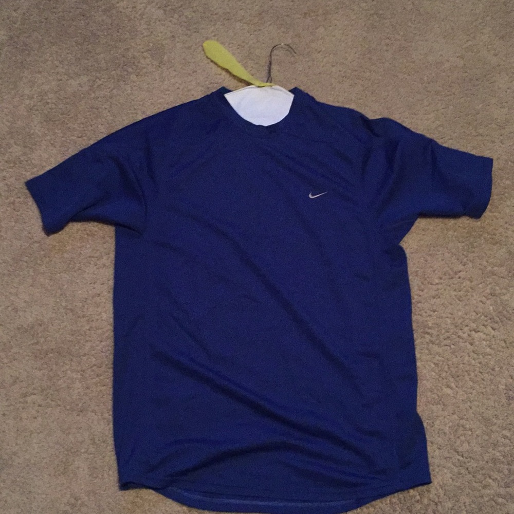 Dark blue Nike running shirt